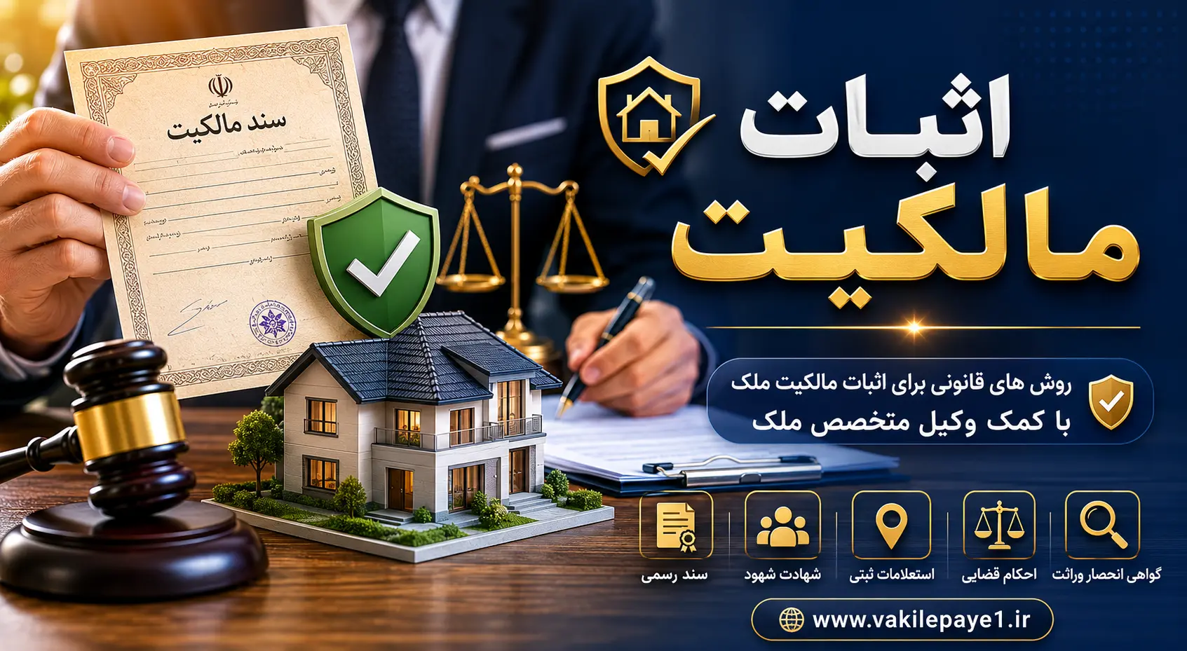 چگونه مالکیت ملک خود را اثبات کنیم
