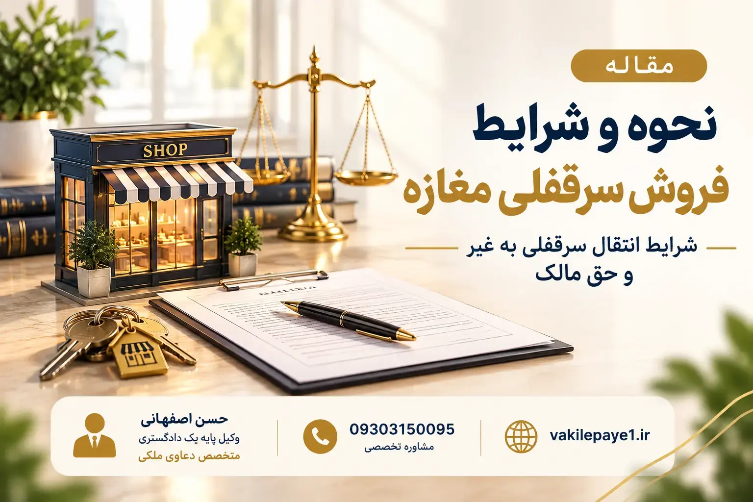 نحوه و شرایط فروش سرقفلی مغازه؛شرایط انتقال سرقفلی به غیر و حق مالک