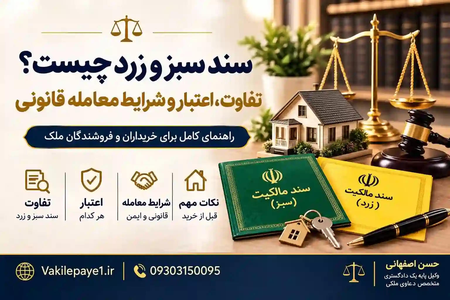 سند سبز و زرد ملک چیست؟ تفاوت، اعتبار و شرایط معامله قانونی